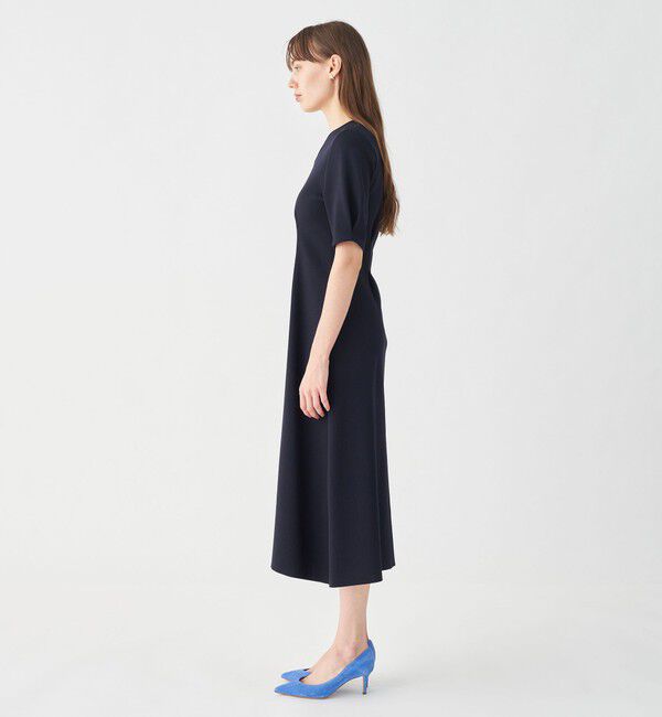 Ballsey「ミラノリブ タックスリーブワンピース」|ワンピース|
