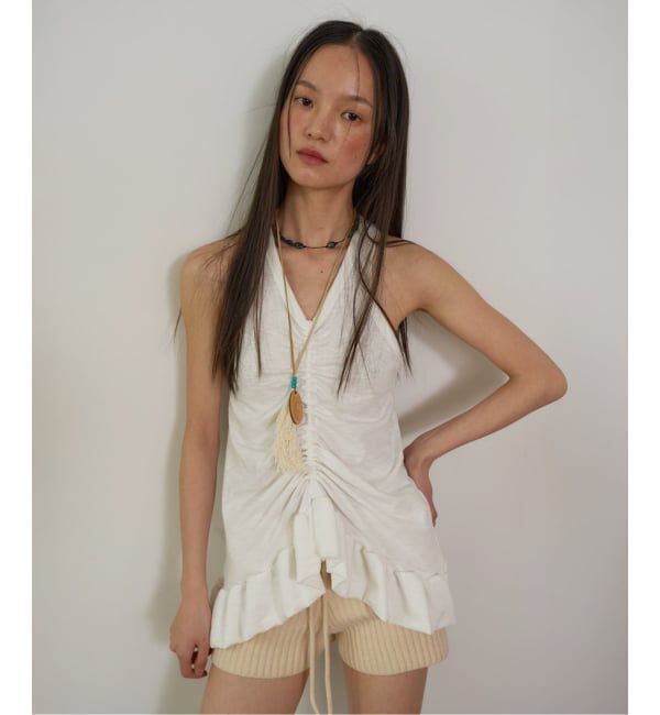 JOINT WORKS「OURSAALTY / アワーソルティ Easy layered sleeveless」|Tシャツ・カットソー|ナチュラル