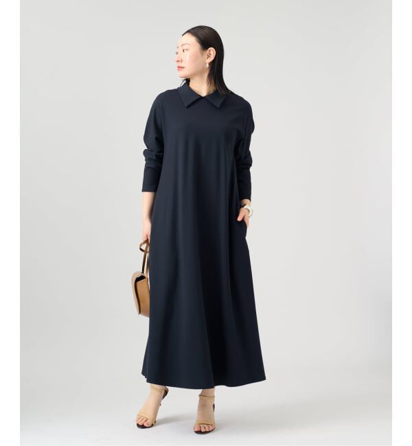 VERMEIL par iena「《追加2》2WAYロールカラーワンピース」|ワンピース|