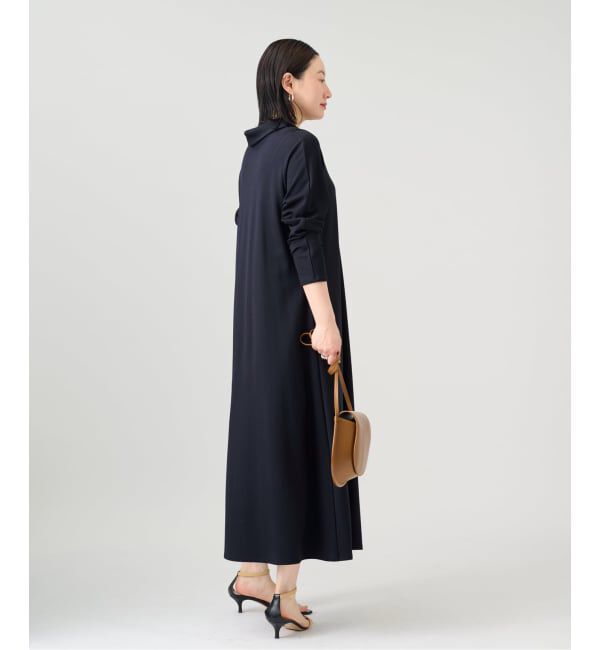 VERMEIL par iena「《追加2》2WAYロールカラーワンピース」|ワンピース|