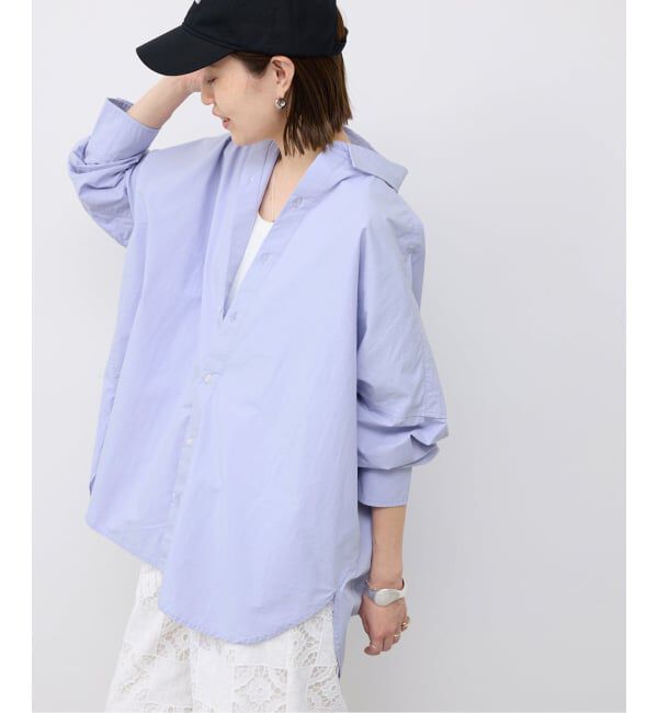 SLOBE IENA「《WEB限定/追加》オーバーサイズシャツ」|シャツ・ブラウス|