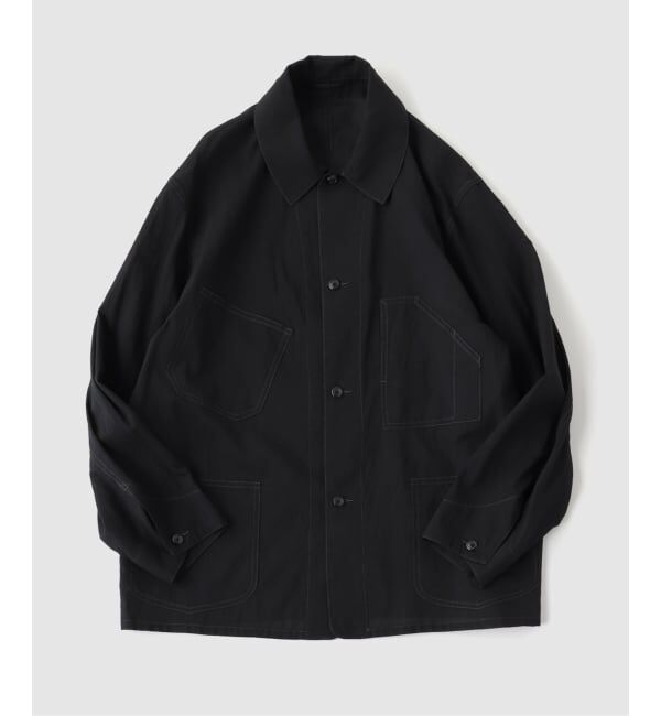 EDIFICE「blurhms ROOTSTOCK (ブラームス) Silk-Co Voile Work Jacket」|その他|ブラック