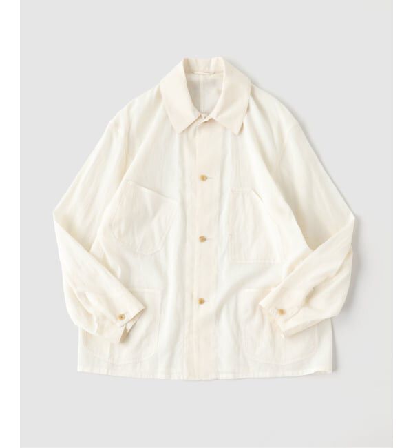 EDIFICE「blurhms ROOTSTOCK (ブラームス) Silk-Co Voile Work Jacket」|その他|ナチュラル
