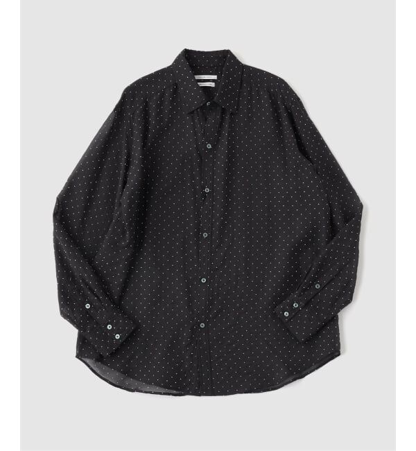 EDIFICE「COUTURE D&rsquo;ADAM (クチュール ド アダム) Italian Glitter Shirt」|シャツ・ブラウス|ブラック