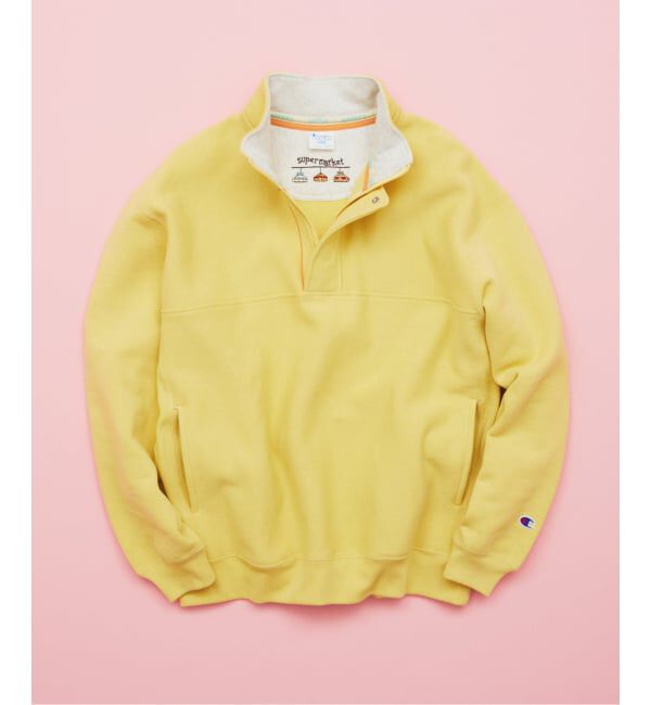 JOURNAL STANDARD「CHAMPION / チャンピオン for スーパーマーケット ハーフ ジップ スウェット」|スウェット・ジャージ|
