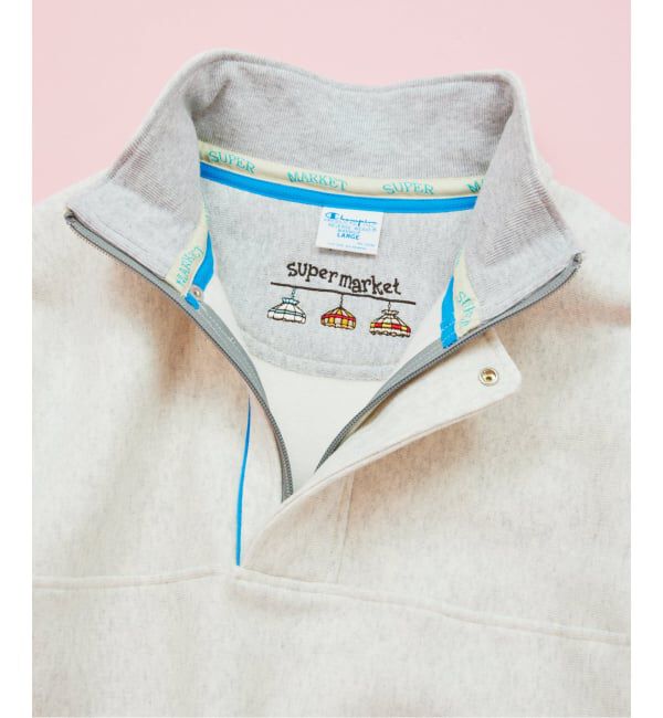 JOURNAL STANDARD「CHAMPION / チャンピオン for スーパーマーケット ハーフ ジップ スウェット」|スウェット・ジャージ|