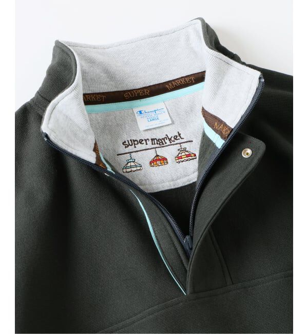 JOURNAL STANDARD「CHAMPION / チャンピオン for スーパーマーケット ハーフ ジップ スウェット」|スウェット・ジャージ|