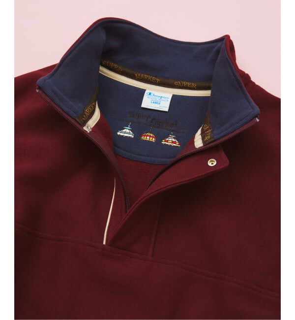 JOURNAL STANDARD「CHAMPION / チャンピオン for スーパーマーケット ハーフ ジップ スウェット」|スウェット・ジャージ|
