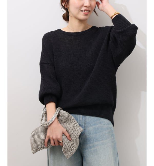 JOURNAL STANDARD relume「テープヤーンニュアンスプルオーバー」|ニット・セーター|ブラック