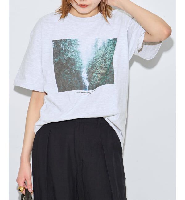 journal standard L'essage「POETMEETS DUBWISE CANADIANROCKIES Tシャツ」|Tシャツ・カットソー|グレーA