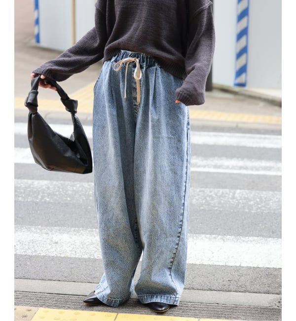 JOURNAL STANDARD「《WEB限定追加3》イージーデニムワイドパンツ」|デニム|