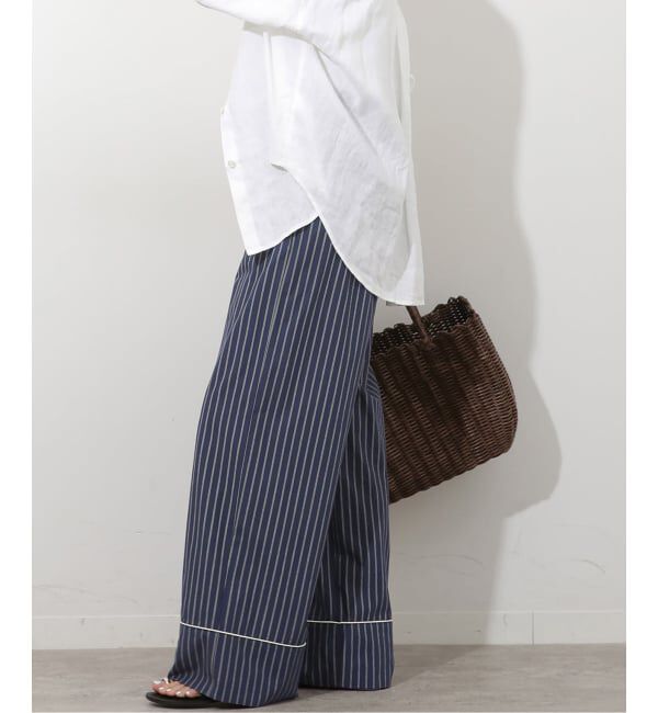 JOURNAL STANDARD relume「パイピングストライプパンツ」|その他|ネイビー