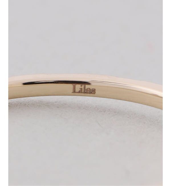 Lilas by Spick&Span「オーバルホワイトトパーズカットリング K10」|リング|