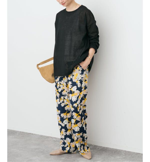Spick and Span「リネン混シアールーズプルオーバー」|ニット・セーター|