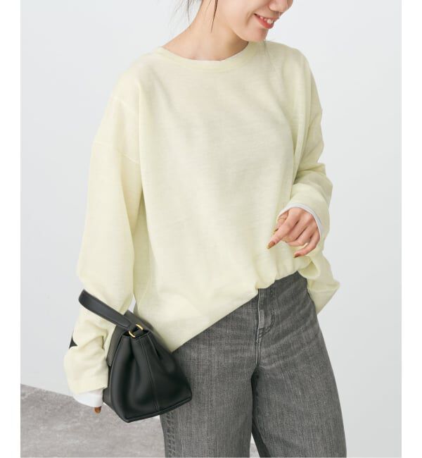 Spick and Span「リネン混シアールーズプルオーバー」|ニット・セーター|
