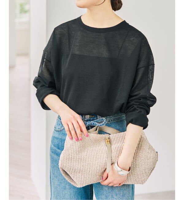 Spick and Span「リネン混シアールーズプルオーバー」|ニット・セーター|
