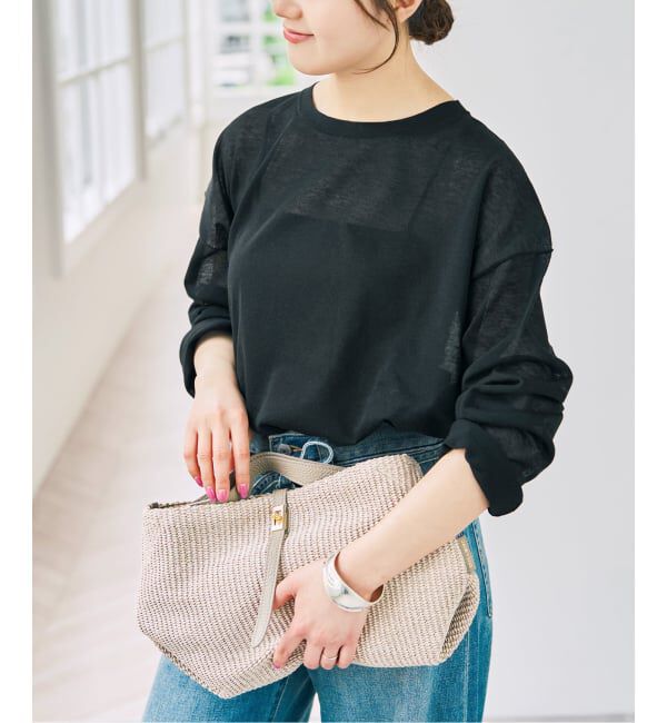 Spick and Span「リネン混シアールーズプルオーバー」|ニット・セーター|