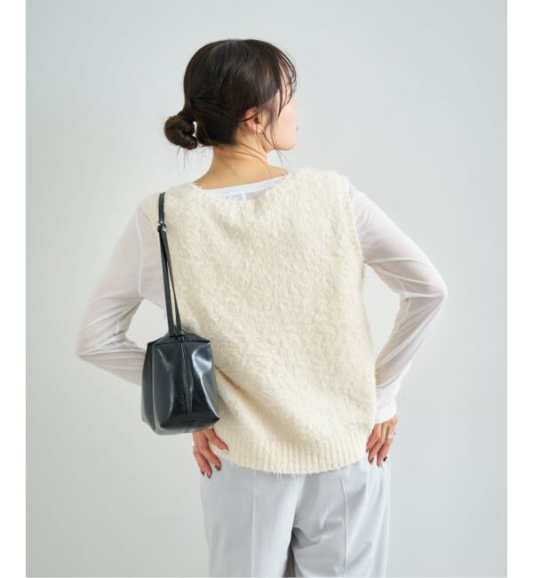 U by SPICK&SPAN「《追加》LOW CLASSIC Lc LEATHER CARAMEL BOXBAG2」|ハンドバッグ|