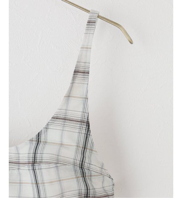 Spick and Span「《セットアップ可》チェックビスチェ」|シャツ・ブラウス|