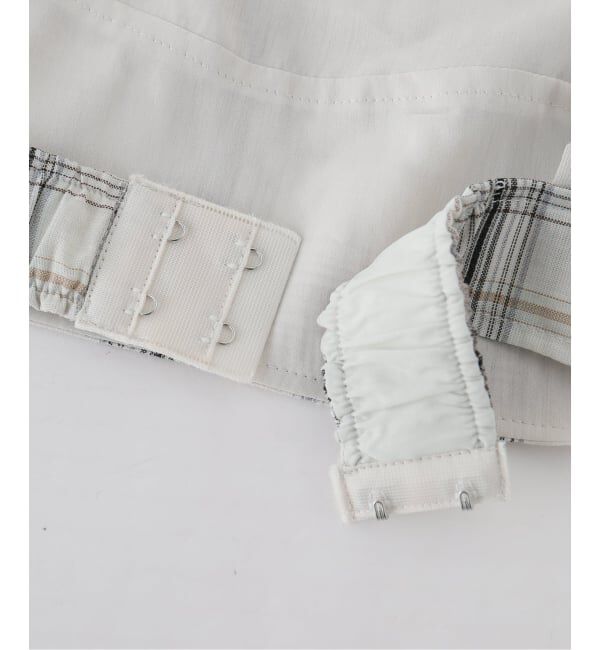 Spick and Span「《セットアップ可》チェックビスチェ」|シャツ・ブラウス|