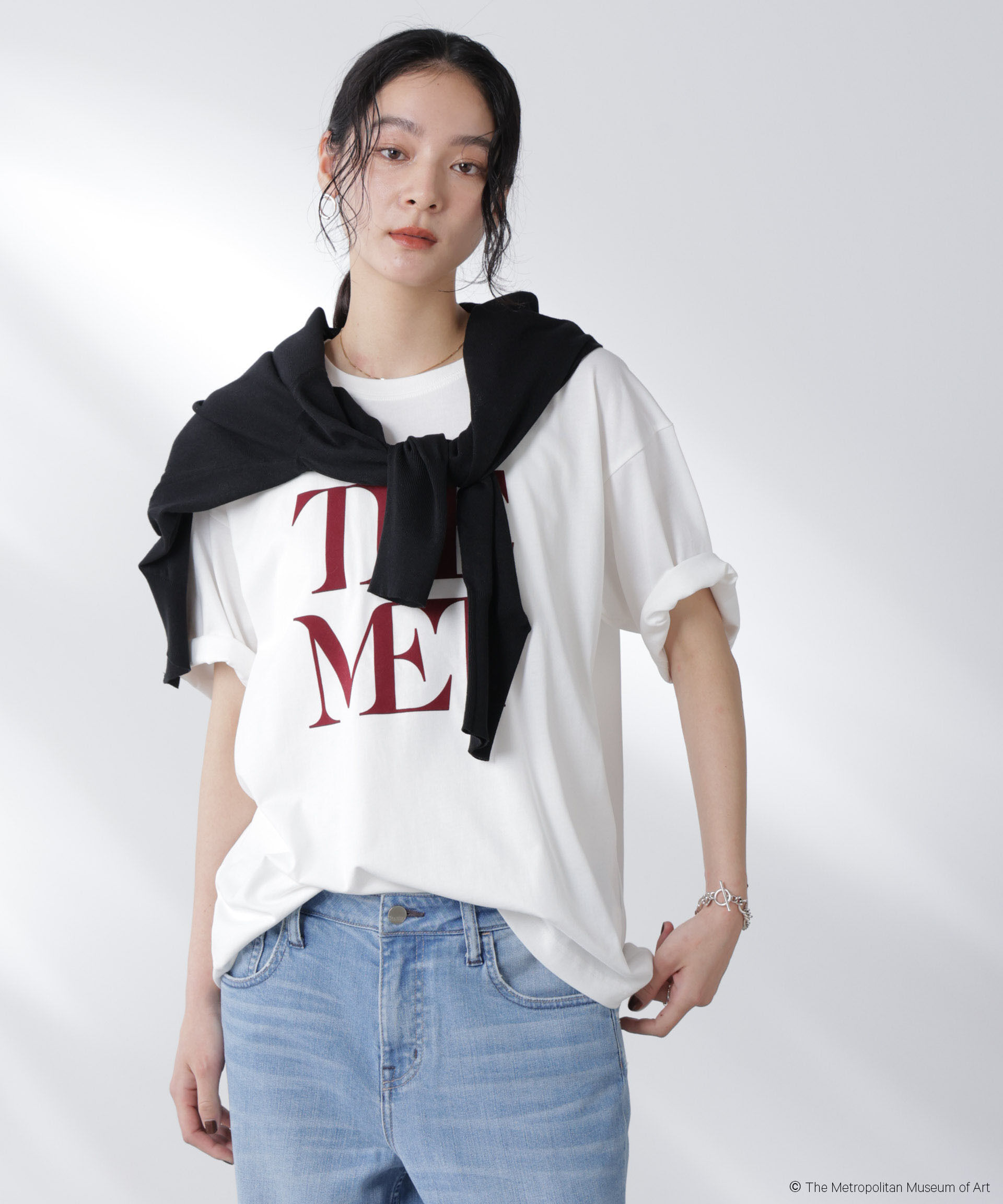 nano･universe「The Met 別注ロゴプリントTシャツ」|Tシャツ・カットソー|