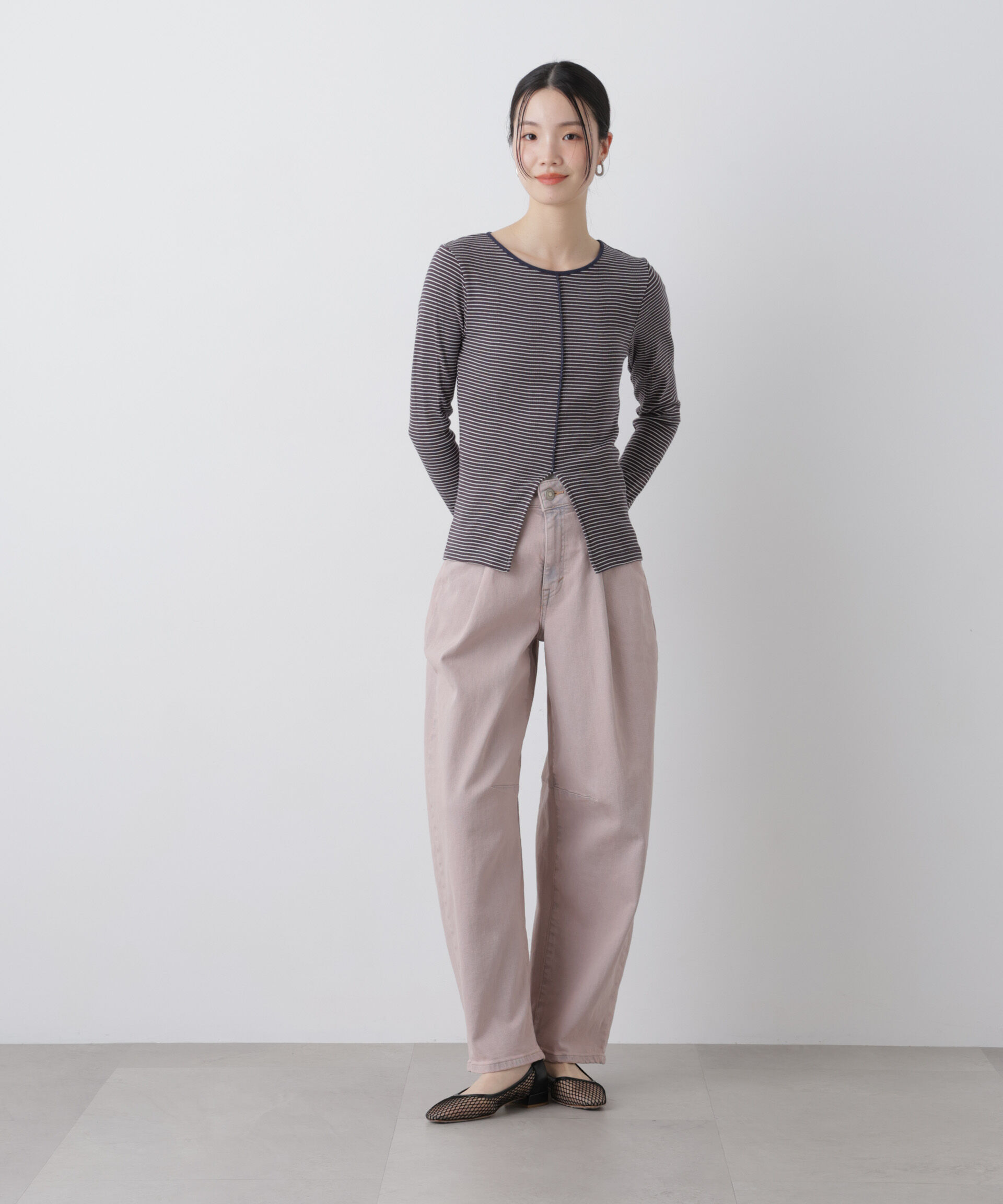 nano･universe「SOMETHING/HANA TUCK CURVE TAPERED」|チノ|