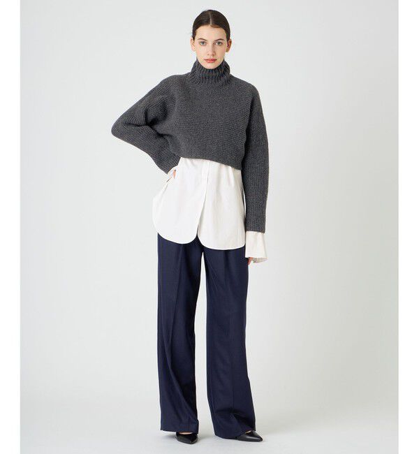 BEIGE,「【S-size】LA BAUME / ショートニット」|ニット・セーター|