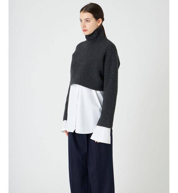 BEIGE,「【S-size】LA BAUME / ショートニット」|ニット・セーター|