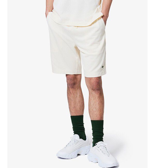 LACOSTE「L.12.12アレンジ 鹿の子地ショーツ / ハーフパンツ」|その他|オフホワイト