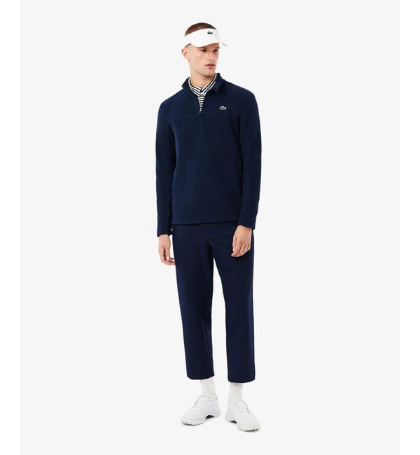LACOSTE「マイクロフリースハーフジップゴルフトップ」|スウェット・ジャージ|
