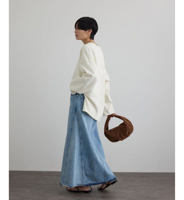 SALON adam et rope'「【WEB・一部店舗限定】ローエッジオーバースウェットプルオーバー / セットアップ対応」|スウェット・ジャージ|