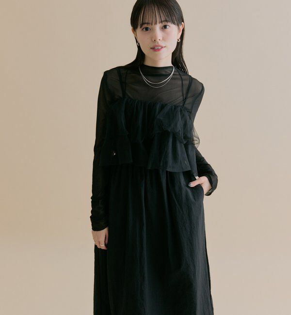  「[森川企画]チュールキャミワンピースSET」|その他|