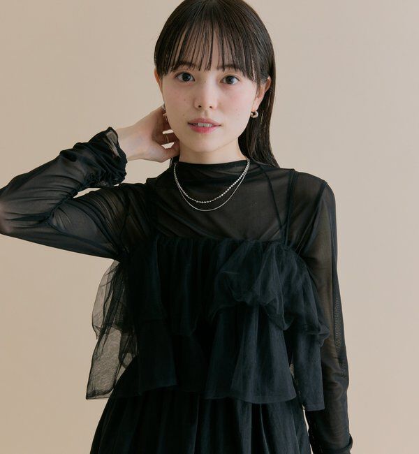  「[森川企画]チュールキャミワンピースSET」|その他|