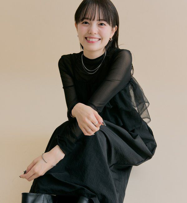  「[森川企画]チュールキャミワンピースSET」|その他|