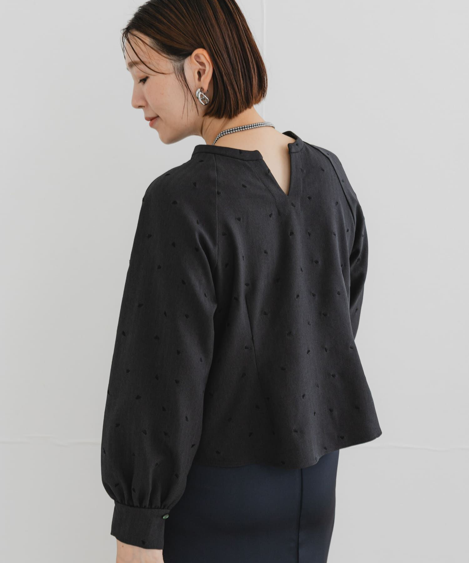 URBAN RESEARCH ROSSO「F by ROSSO　ハート刺繍2WAYブラウス」|シャツ・ブラウス|