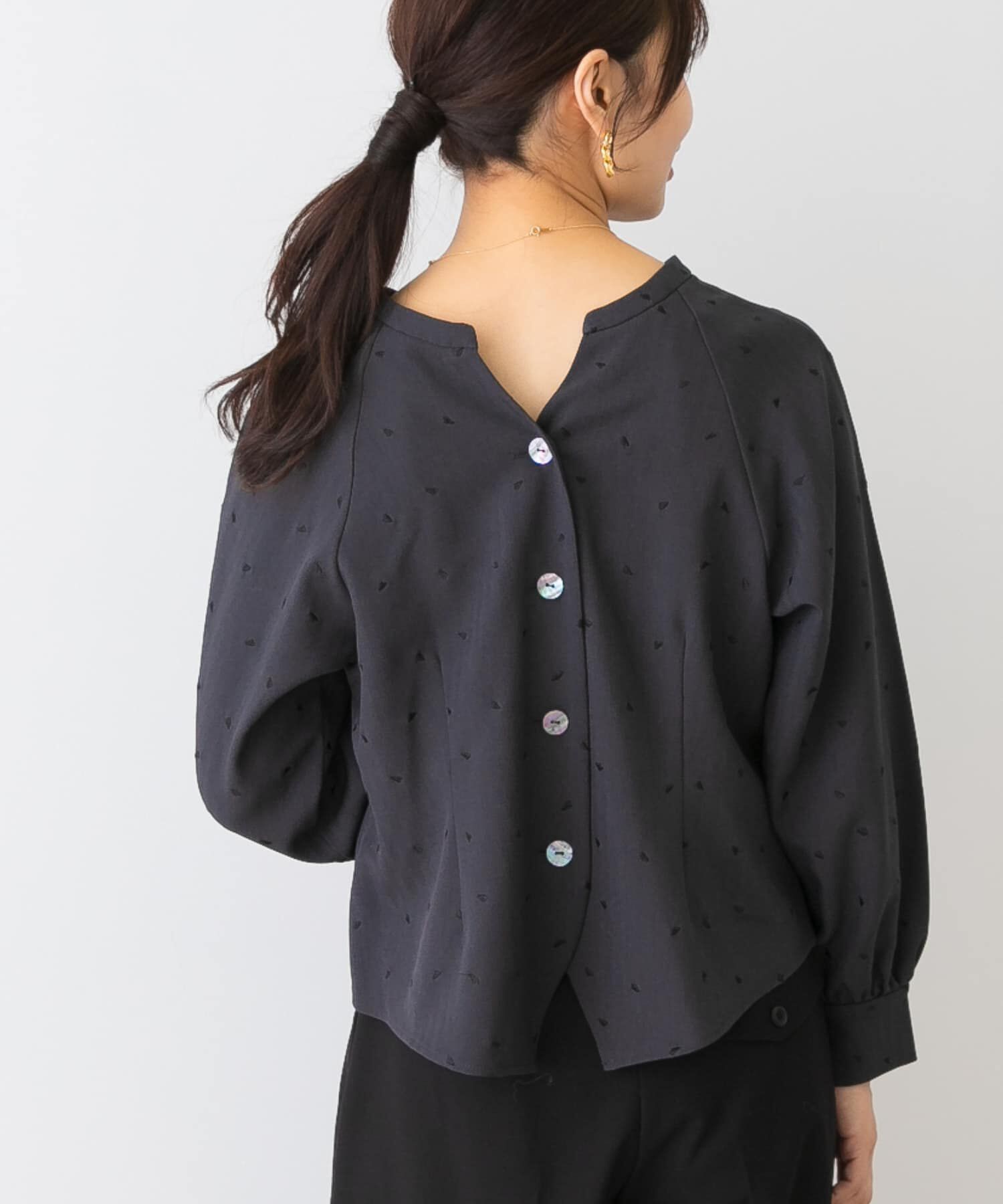 URBAN RESEARCH ROSSO「F by ROSSO　ハート刺繍2WAYブラウス」|シャツ・ブラウス|
