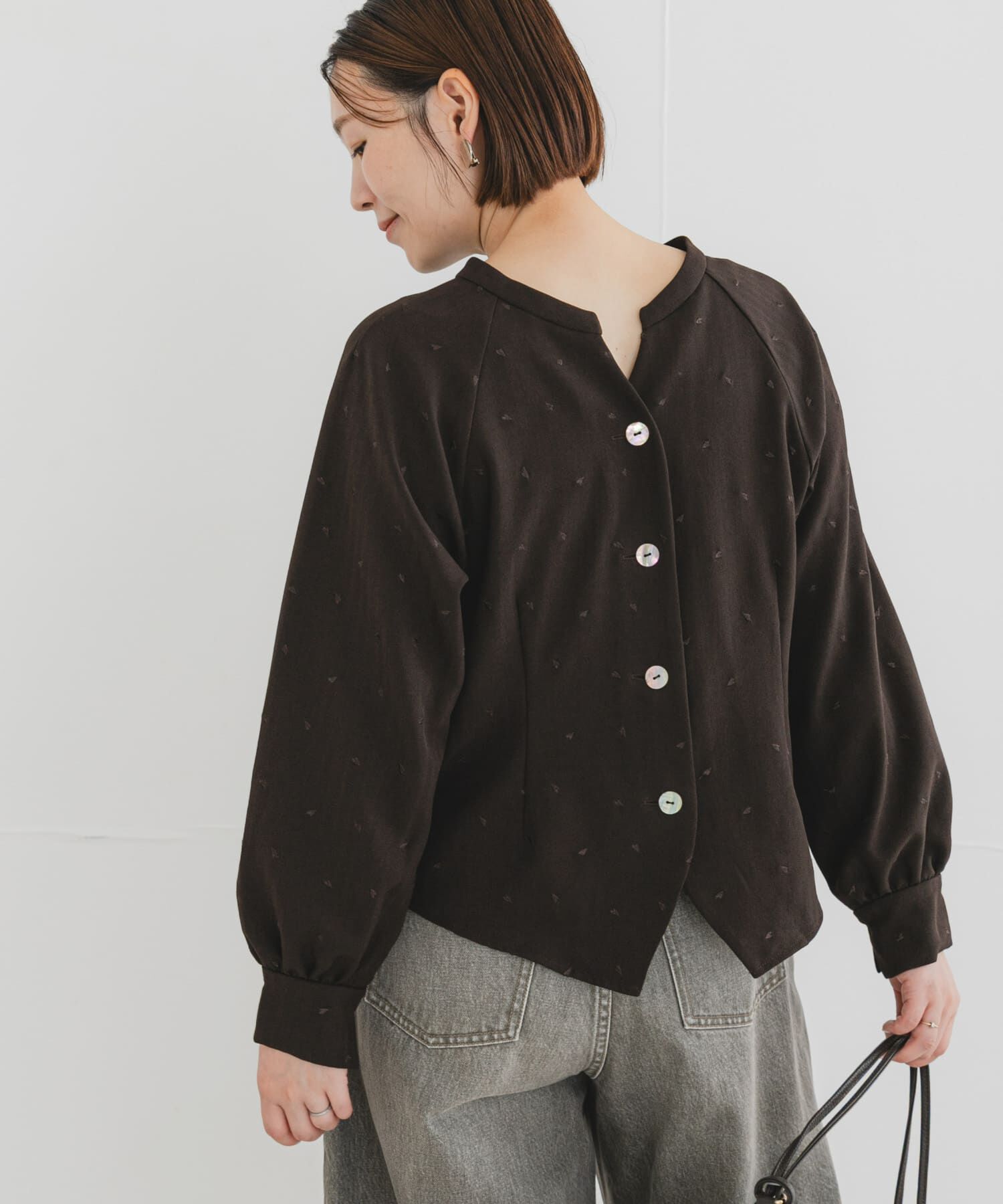 URBAN RESEARCH ROSSO「F by ROSSO　ハート刺繍2WAYブラウス」|シャツ・ブラウス|