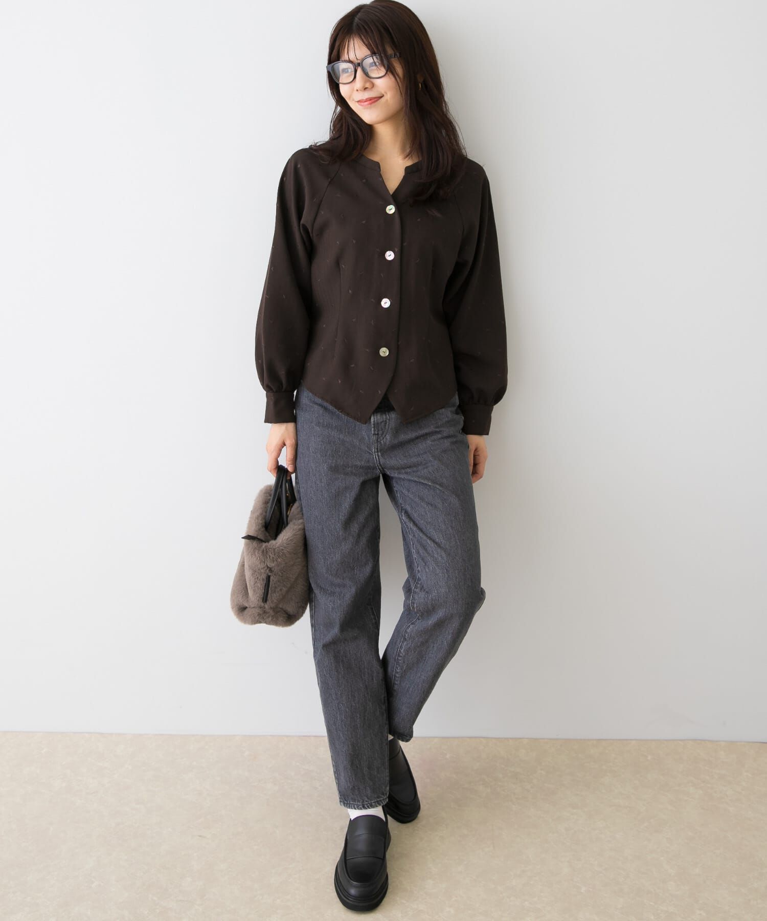 URBAN RESEARCH ROSSO「F by ROSSO　ハート刺繍2WAYブラウス」|シャツ・ブラウス|