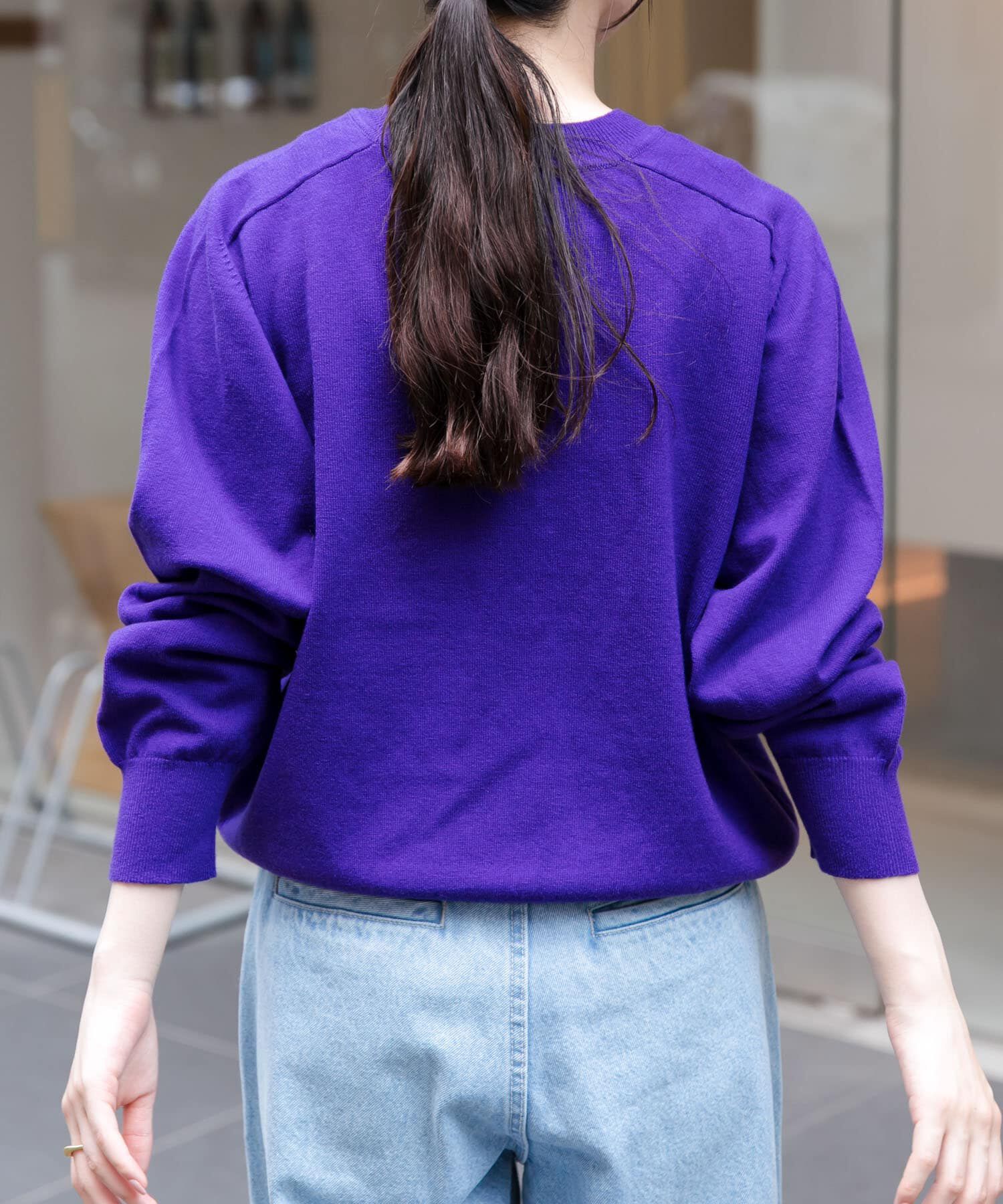 URBAN RESEARCH DOORS「FORK&SPOON　コットンウールクルーネックニット」|ニット・セーター|
