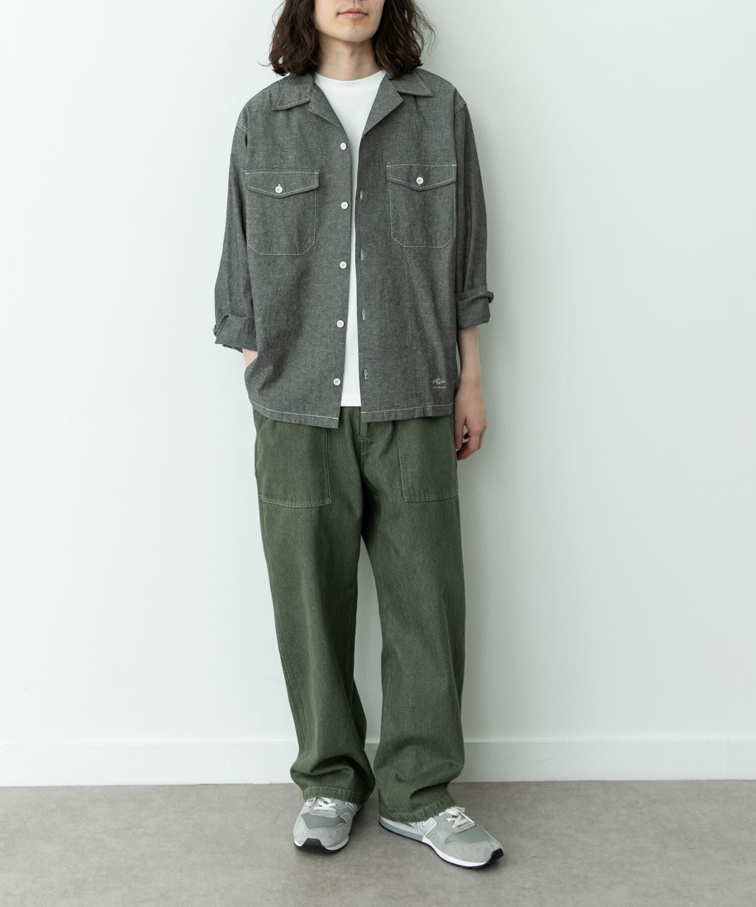Sonny Label 「ARMY TWILL　CHAMBRAY OPEN COLLAR SHIRTS」|シャツ・ブラウス|