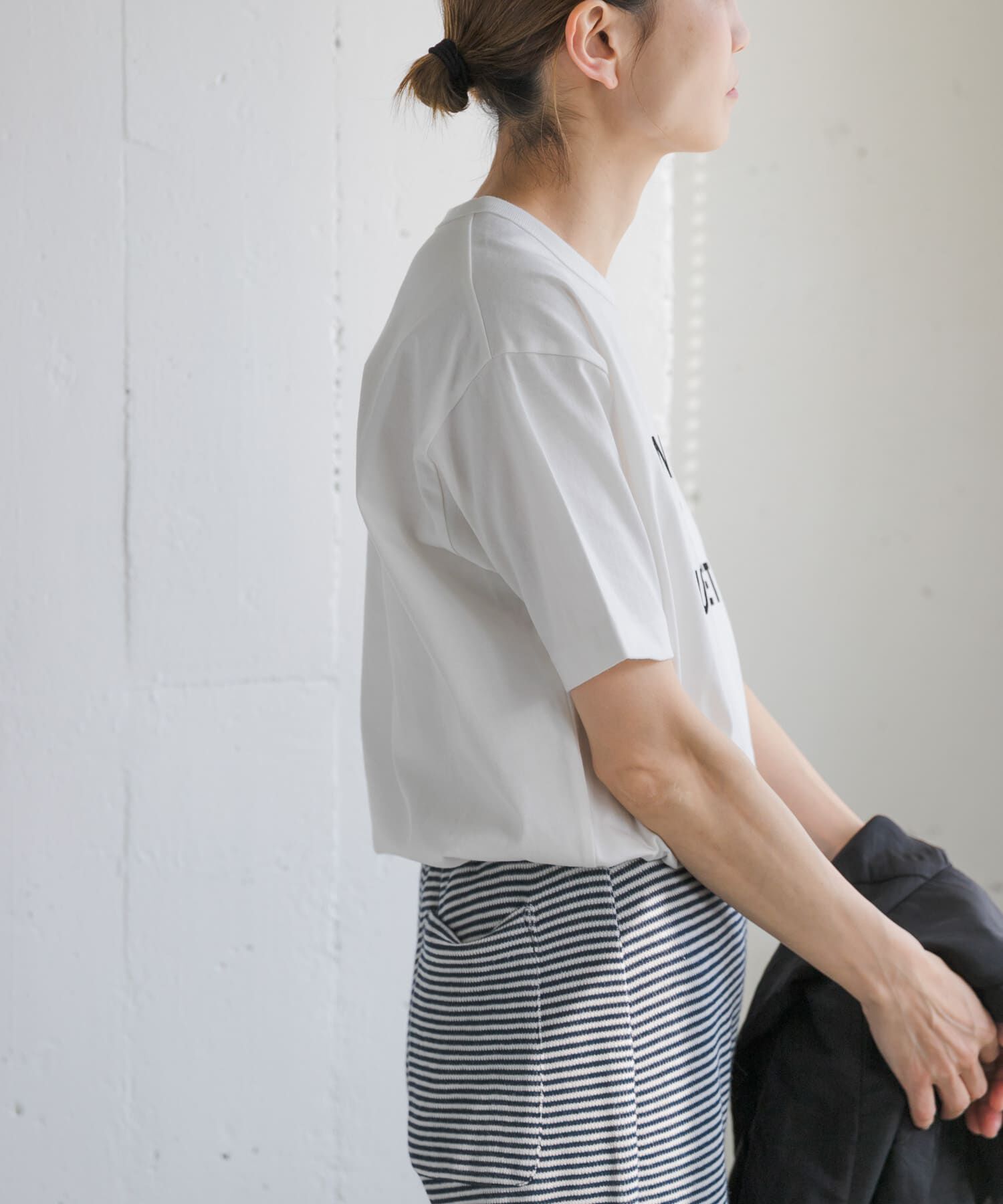 URBAN RESEARCH DOORS「『一部WEB限定カラー』FORK&SPOON　フロッキーロゴショートスリーブTシャツ」|Tシャツ・カットソー|