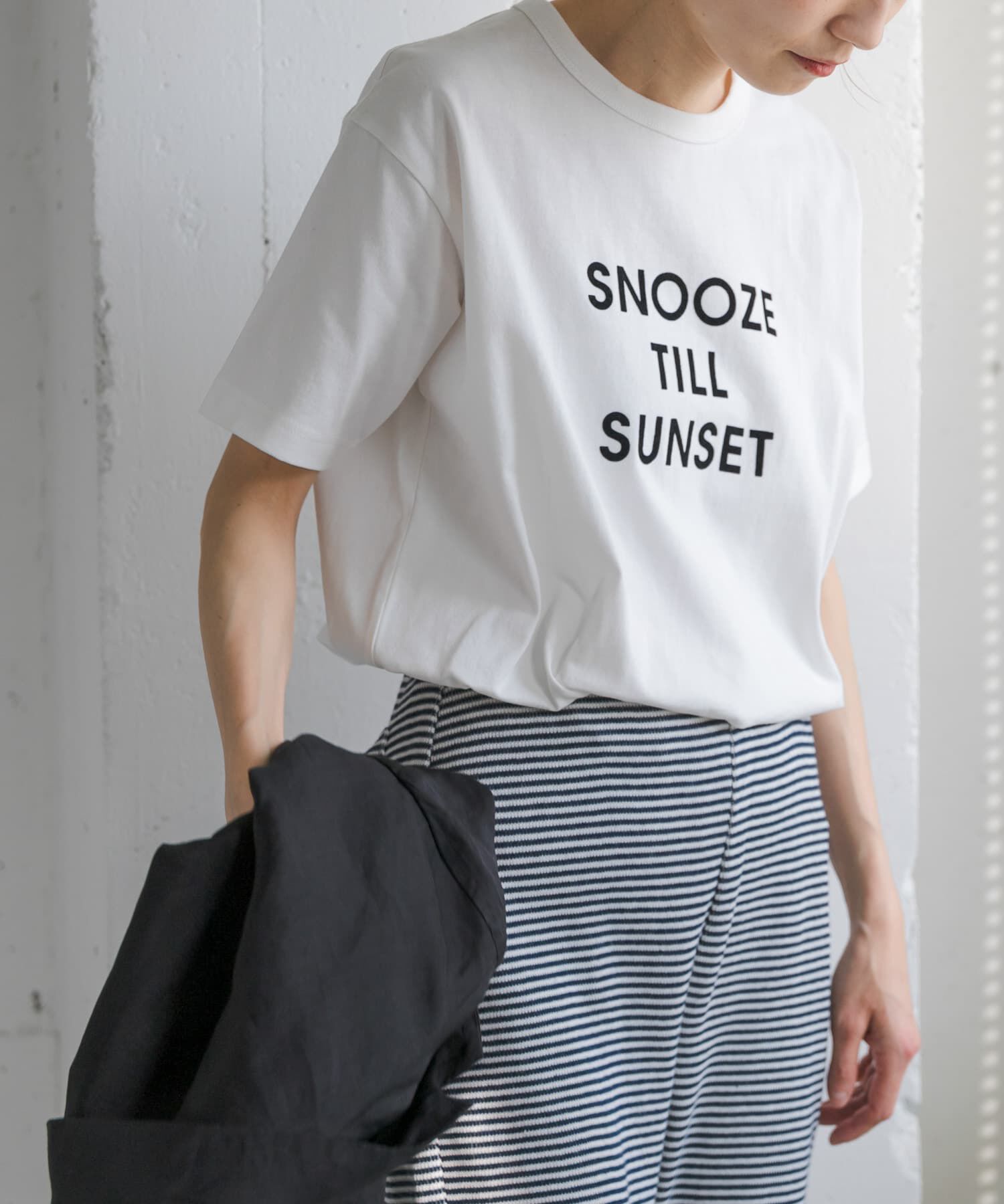 URBAN RESEARCH DOORS「『一部WEB限定カラー』FORK&SPOON　フロッキーロゴショートスリーブTシャツ」|Tシャツ・カットソー|
