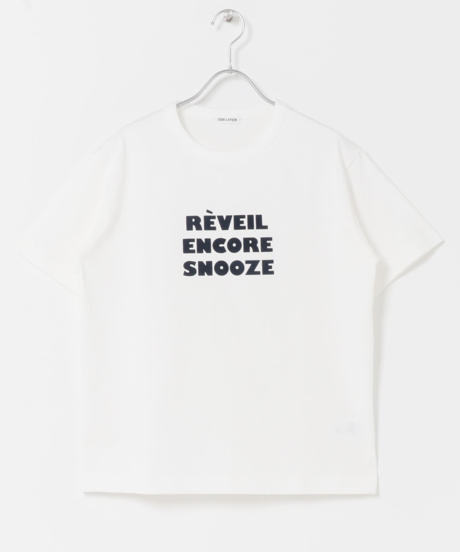 URBAN RESEARCH DOORS「『一部WEB限定カラー』FORK&SPOON　フロッキーロゴショートスリーブTシャツ」|Tシャツ・カットソー|