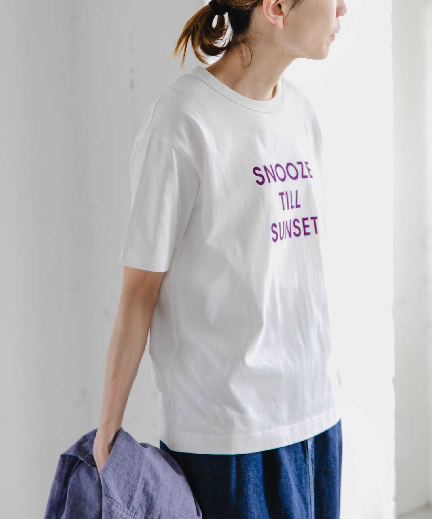 URBAN RESEARCH DOORS「『一部WEB限定カラー』FORK&SPOON　フロッキーロゴショートスリーブTシャツ」|Tシャツ・カットソー|