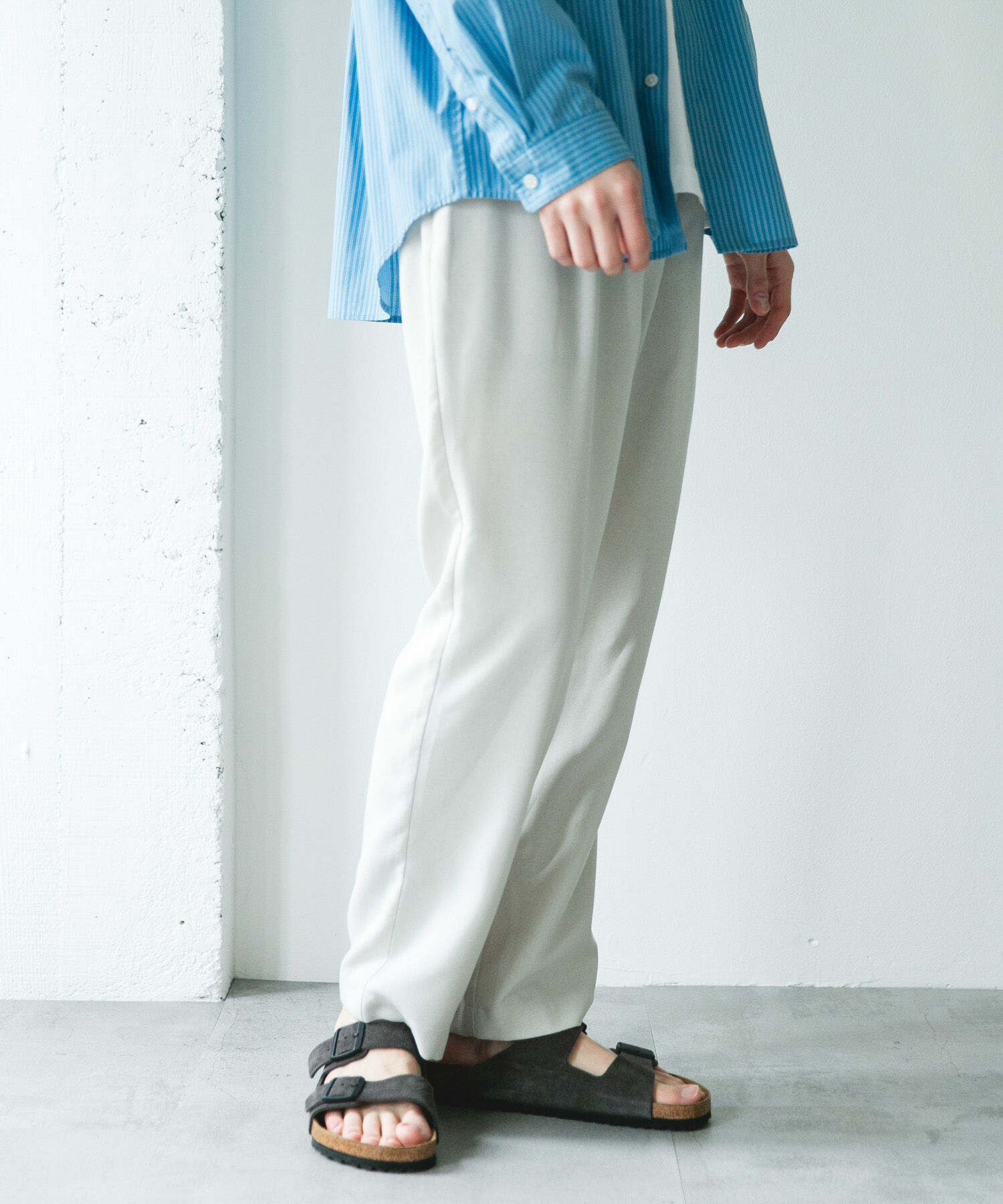URBAN RESEARCH DOORS「リネンライクイージートラウザー」|その他|