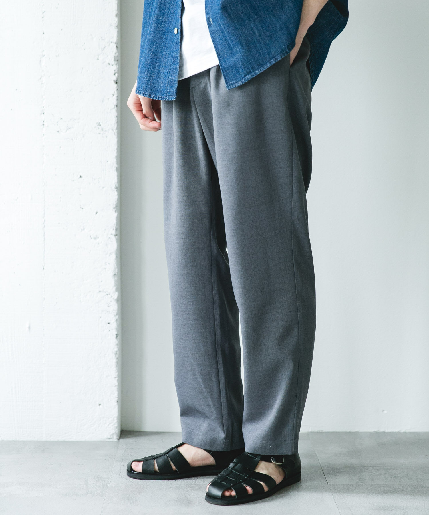 URBAN RESEARCH DOORS「リネンライクイージートラウザー」|その他|