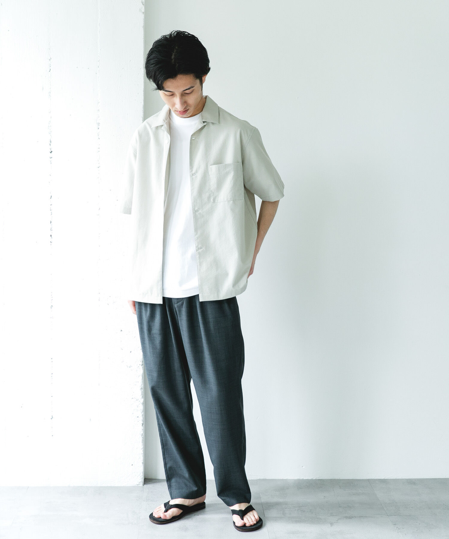 URBAN RESEARCH DOORS「リネンライクイージートラウザー」|その他|