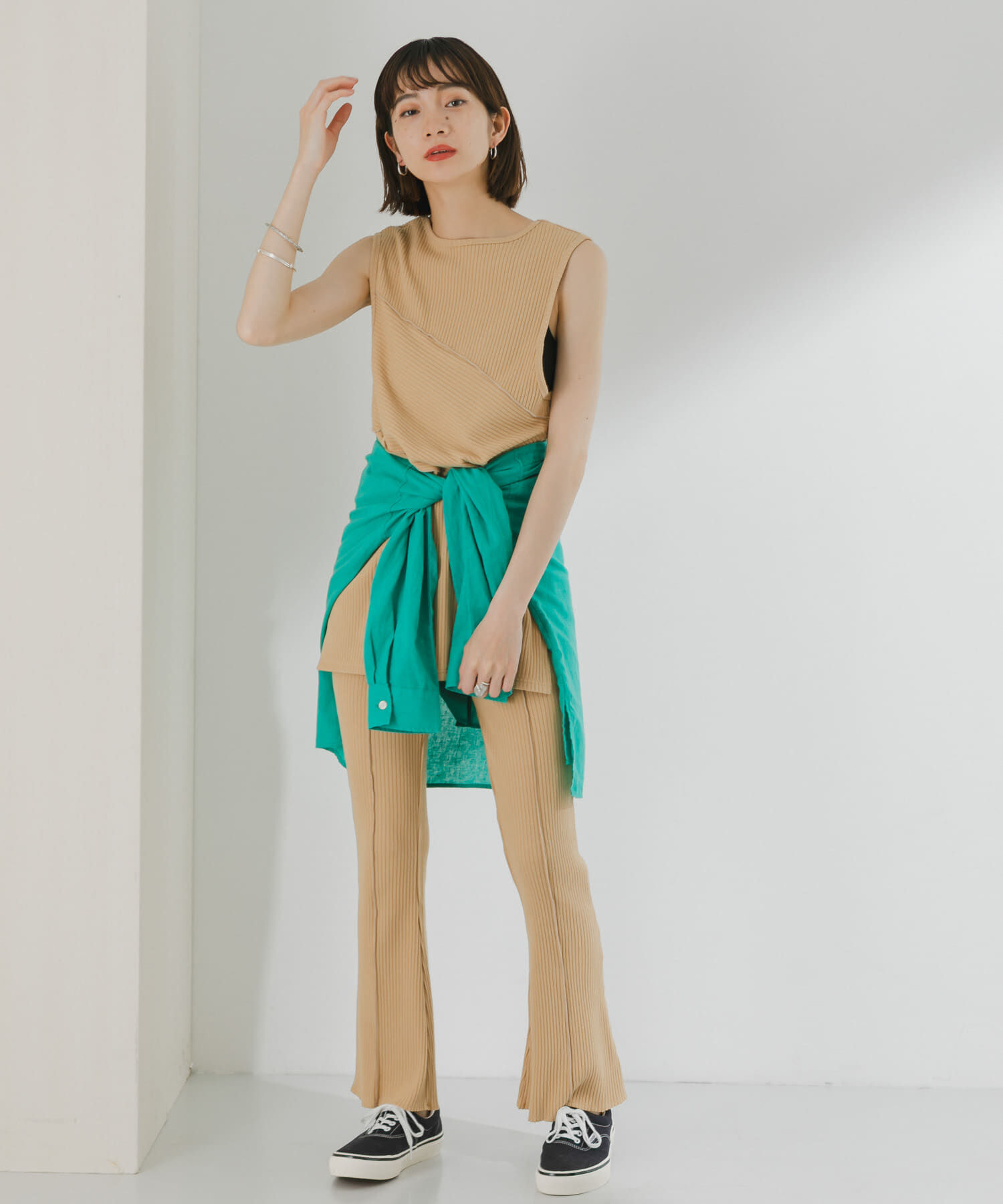  「メローリブフレアパンツ」|その他|