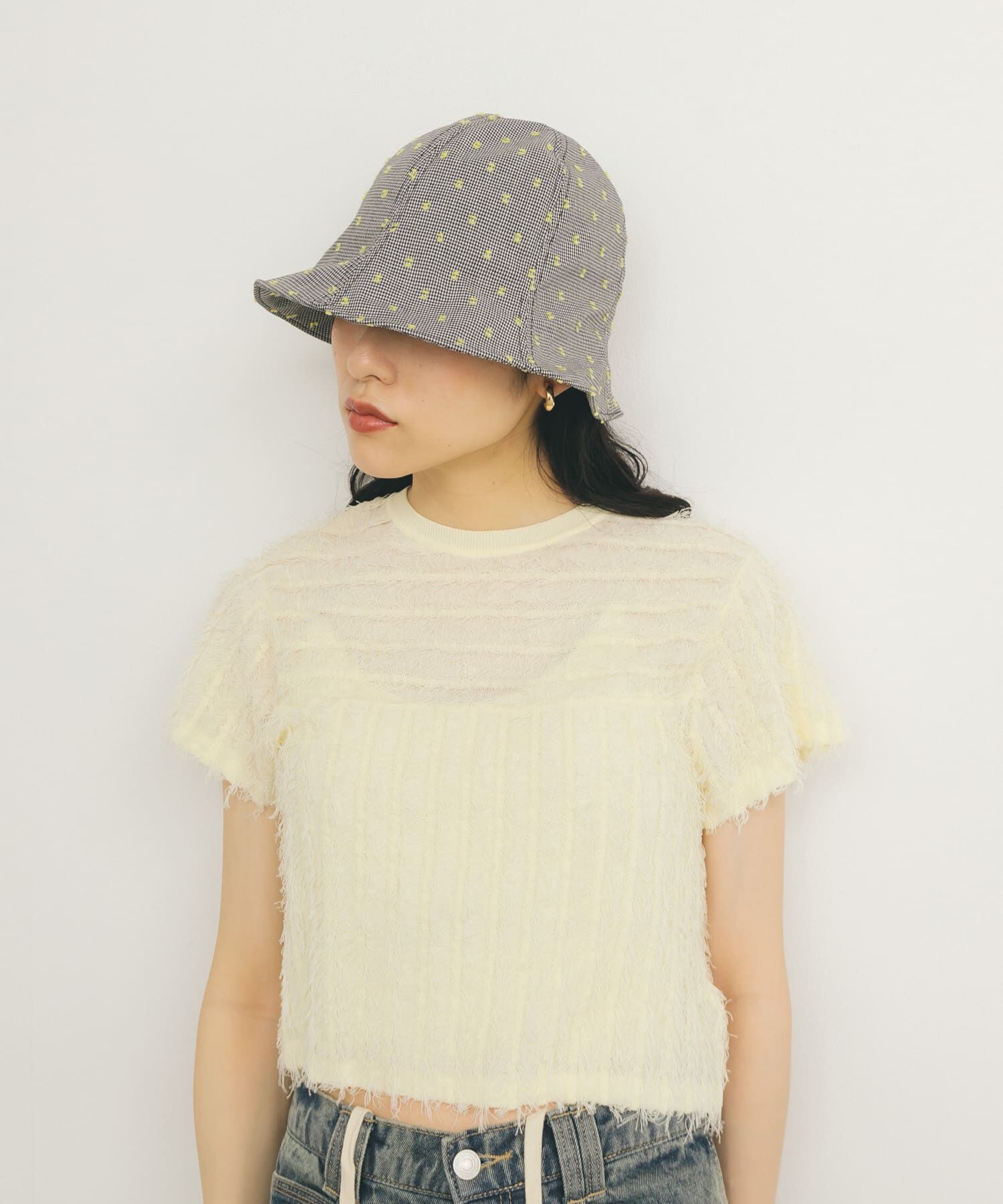 「ミニフリンジニットTEE」|ニット・セーター|
