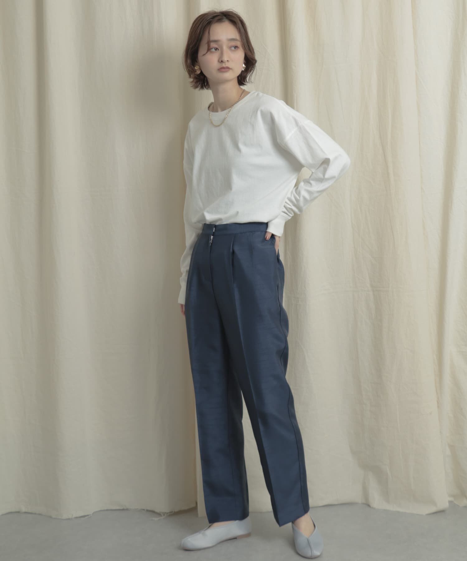 SENSE OF PLACE by URBAN RESEARCH「シャンタンテーパードパンツ」|その他|